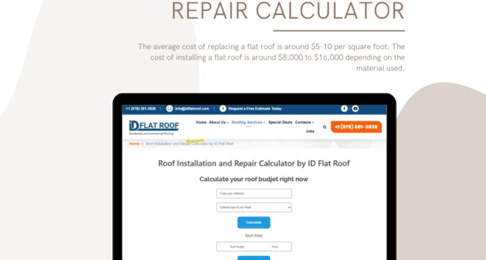 Free Roof Repair Estimate and Roof Calculator Online